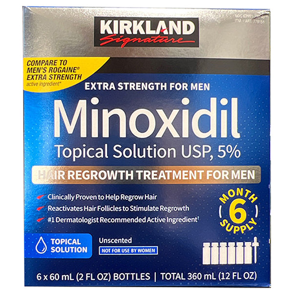 커클랜드 미녹시딜 5% 남성용 6개월분 | Kirkland Signature Minoxidil 5%